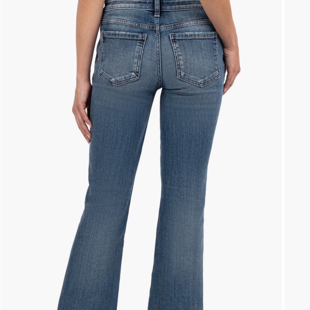 Kut from the Kloth “Kelsey” Ankle Flared Jeans Mid-Rise Size 4 EUC - Picture 5 of 12